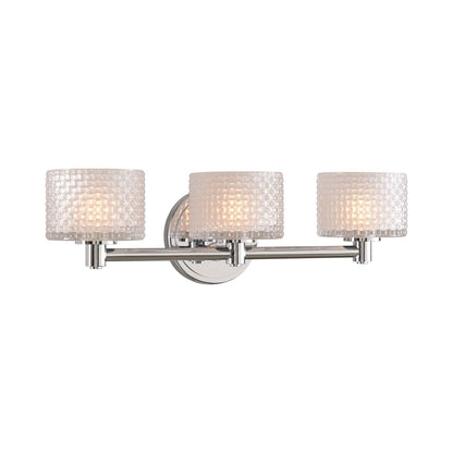 Willow Bath Vanity Light in Polished Chrome (3-Light).