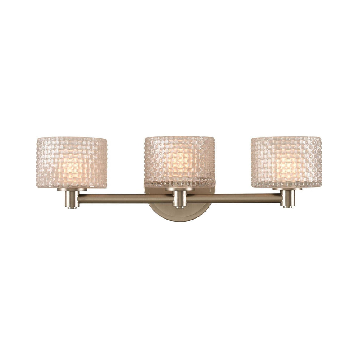 Willow Bath Vanity Light in Satin Nickel (3-Light).
