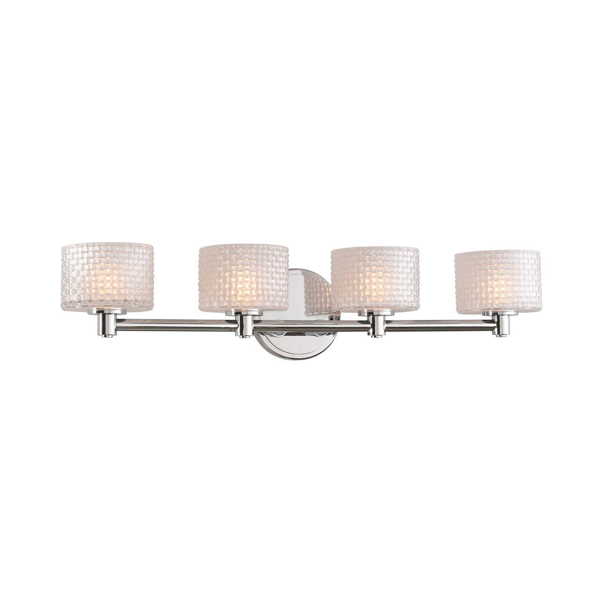 Willow Bath Vanity Light in Polished Chrome (4-Light).