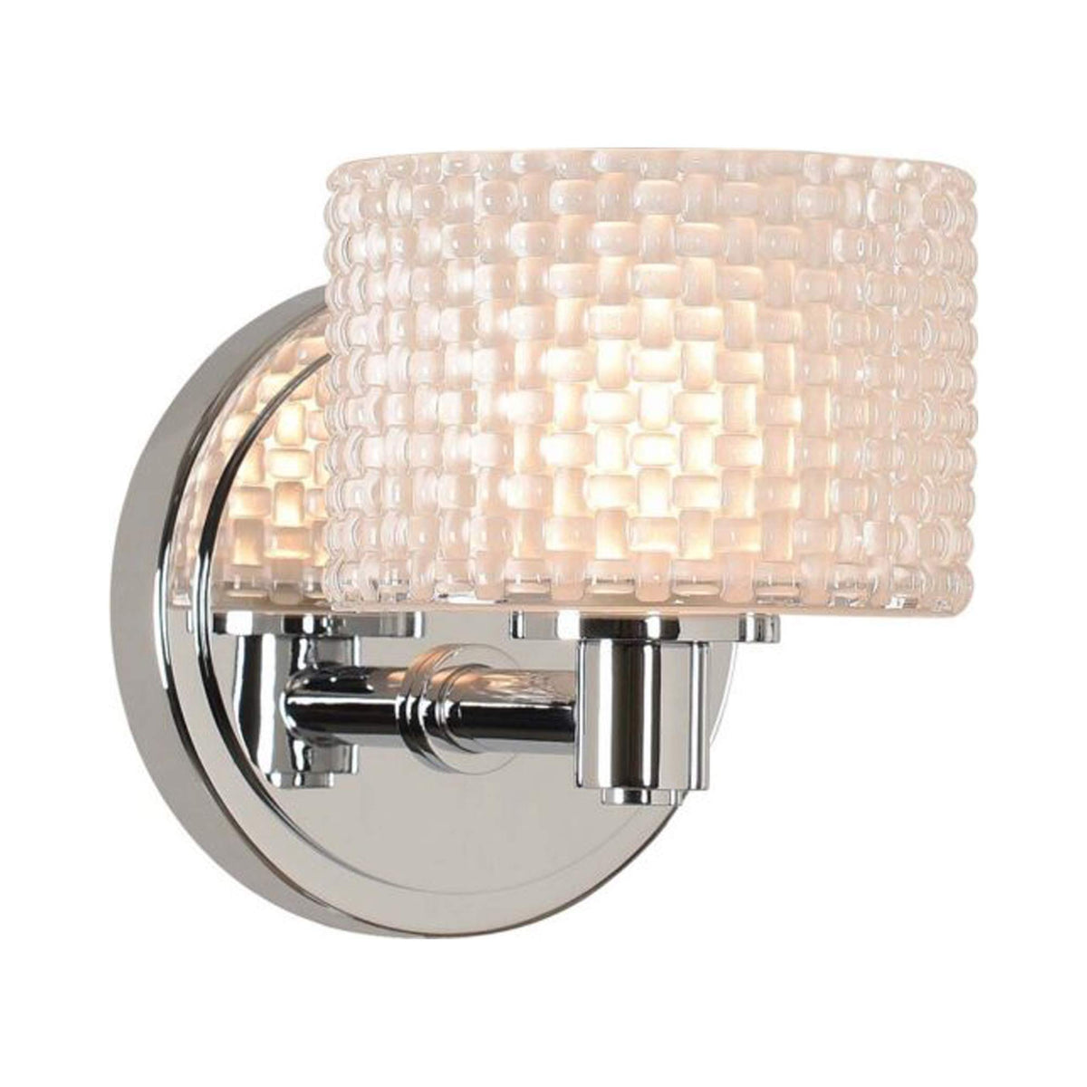 Willow Bath Wall Light in Polished Chrome.