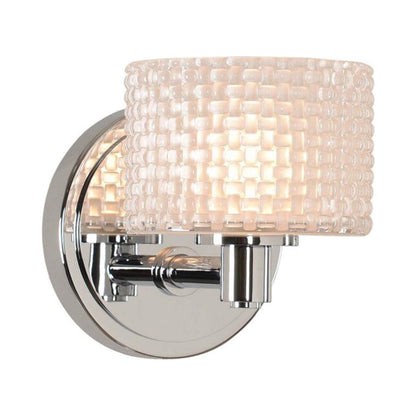 Willow Bath Wall Light in Polished Chrome.