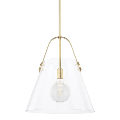 Karin Pendant Light in Aged Brass (X-Large).