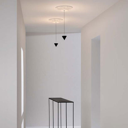 Moonbloom LED Pendant Light in hallway.