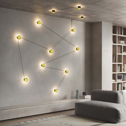 Azou LED Wall Light in living room.