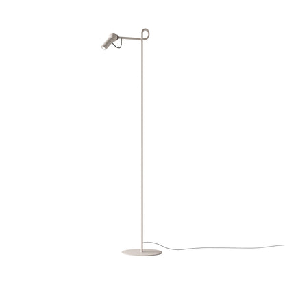 Bird LED Floor Lamp in White.