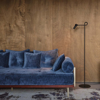 Bird LED Floor Lamp in living room.