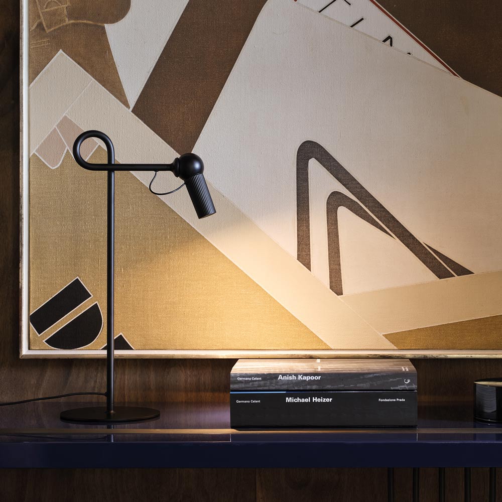 Bird LED Table Lamp in living room.