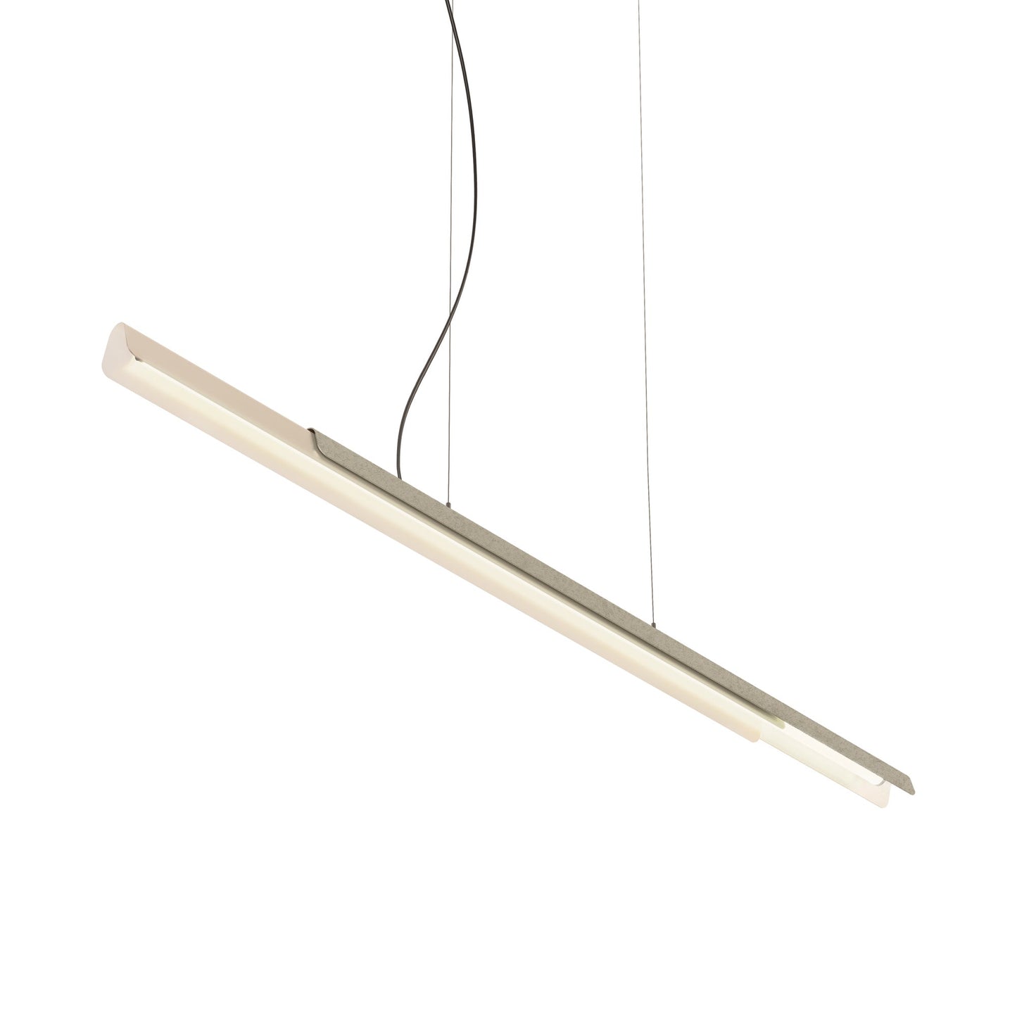 Dala LED Pendant Light in Sand/Concrete.