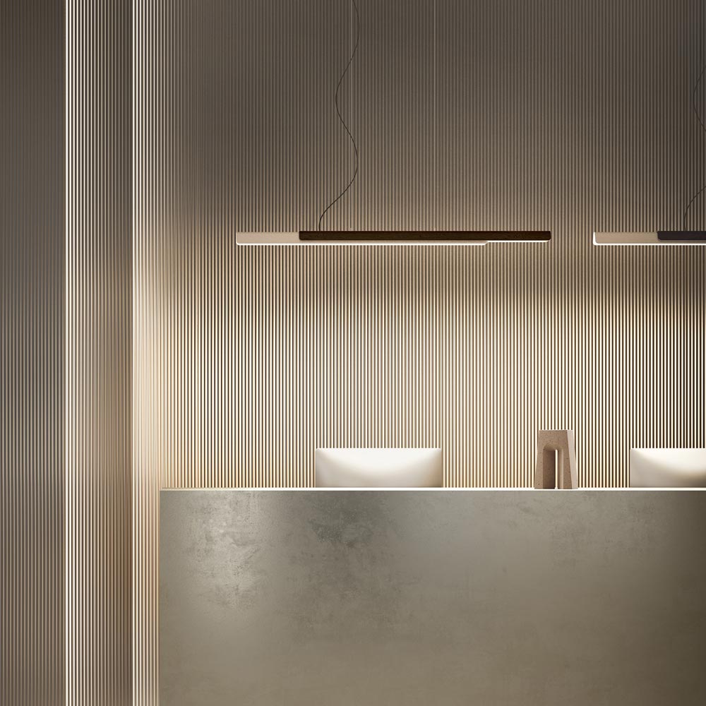 Dala LED Pendant Light in work place.