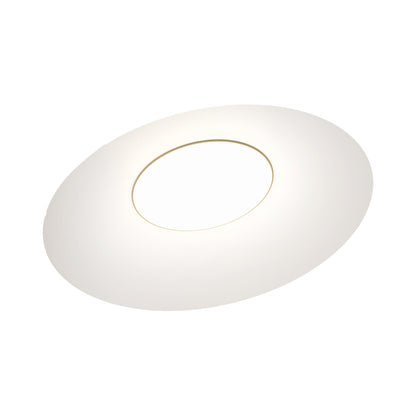 Kate LED Flush Mount Ceiling Light in White.