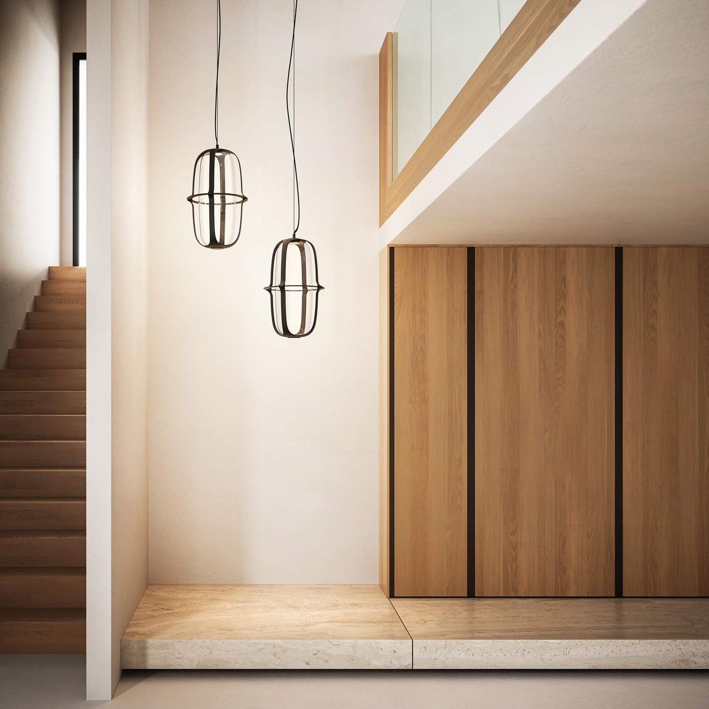 Kooi LED Pendant Light in living room.