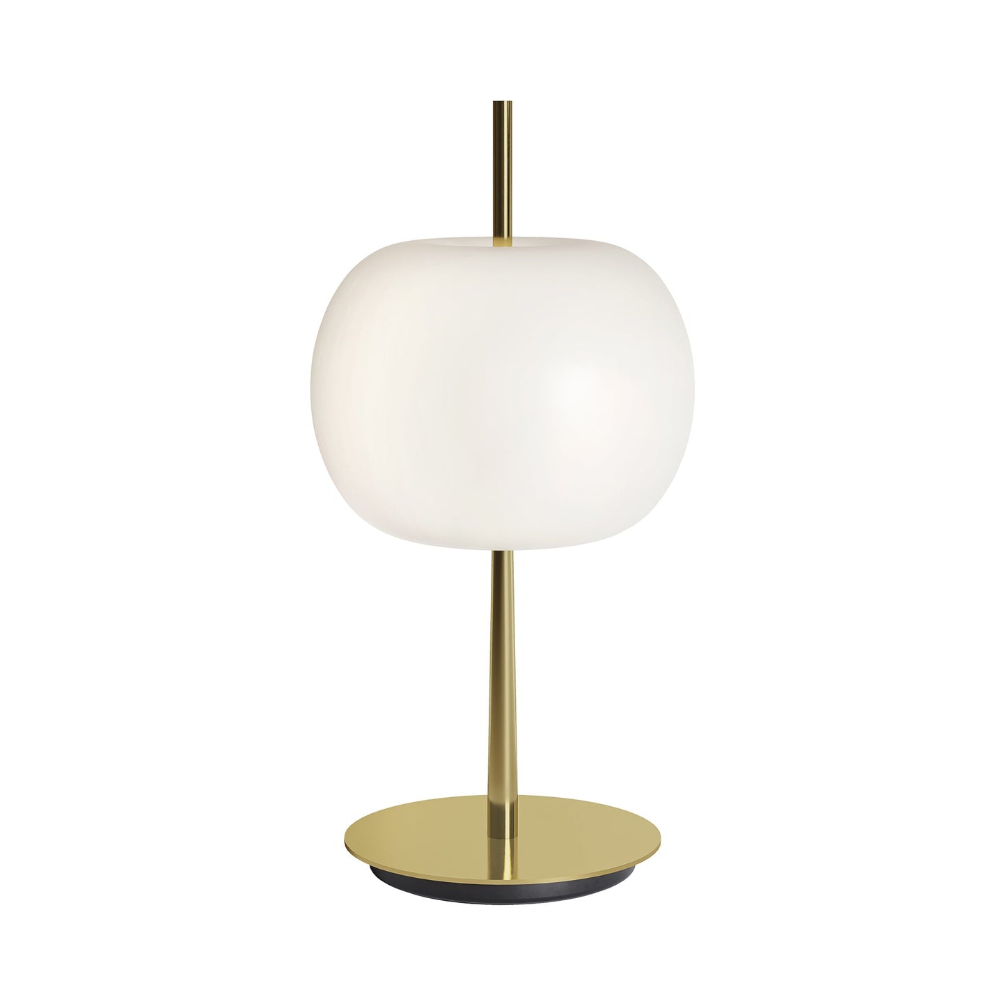 Kushi LED Table Lamp in Brass.
