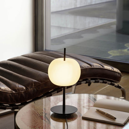 Kushi LED Table Lamp in living room.