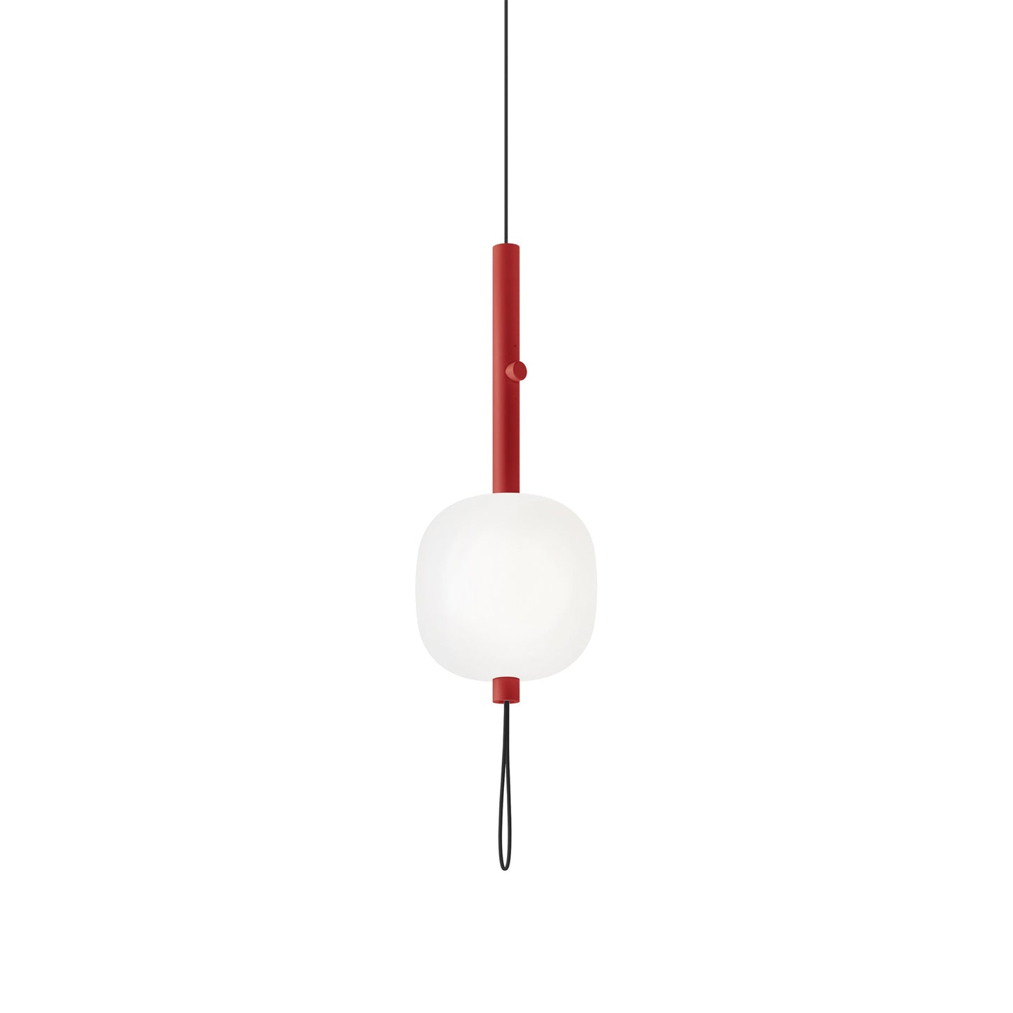 Motus LED Pendant Light in Red.
