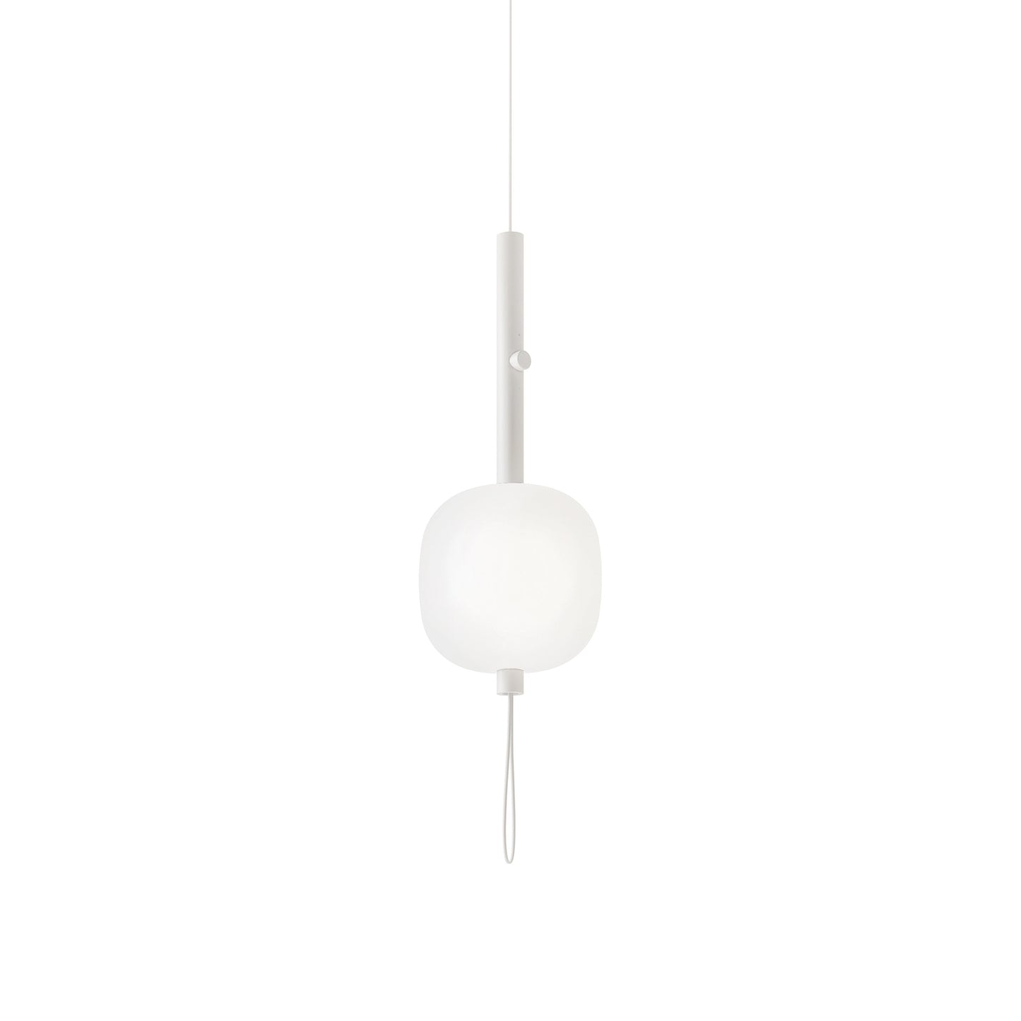 Motus LED Pendant Light in White.