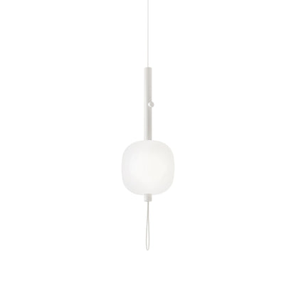 Motus LED Pendant Light in White.