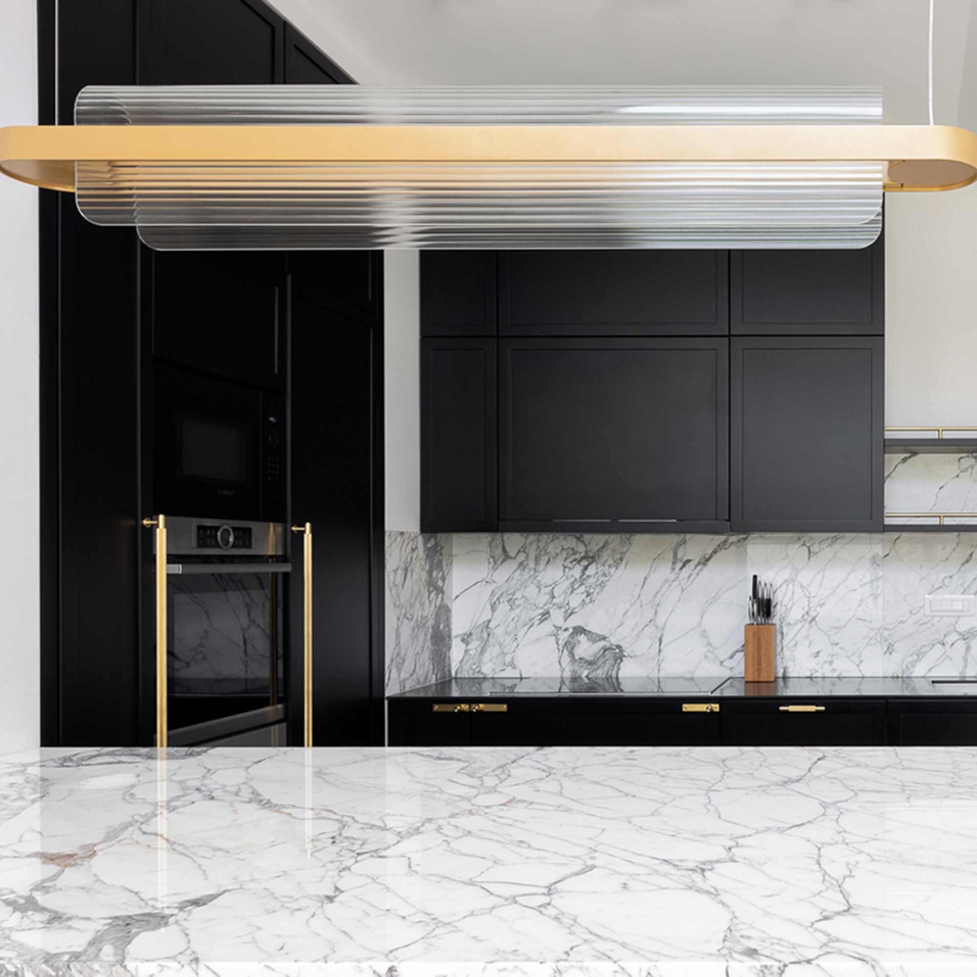 Nami LED Pendant Light in kitchen.