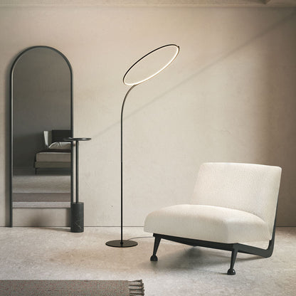 Poise LED Floor Lamp in living room.