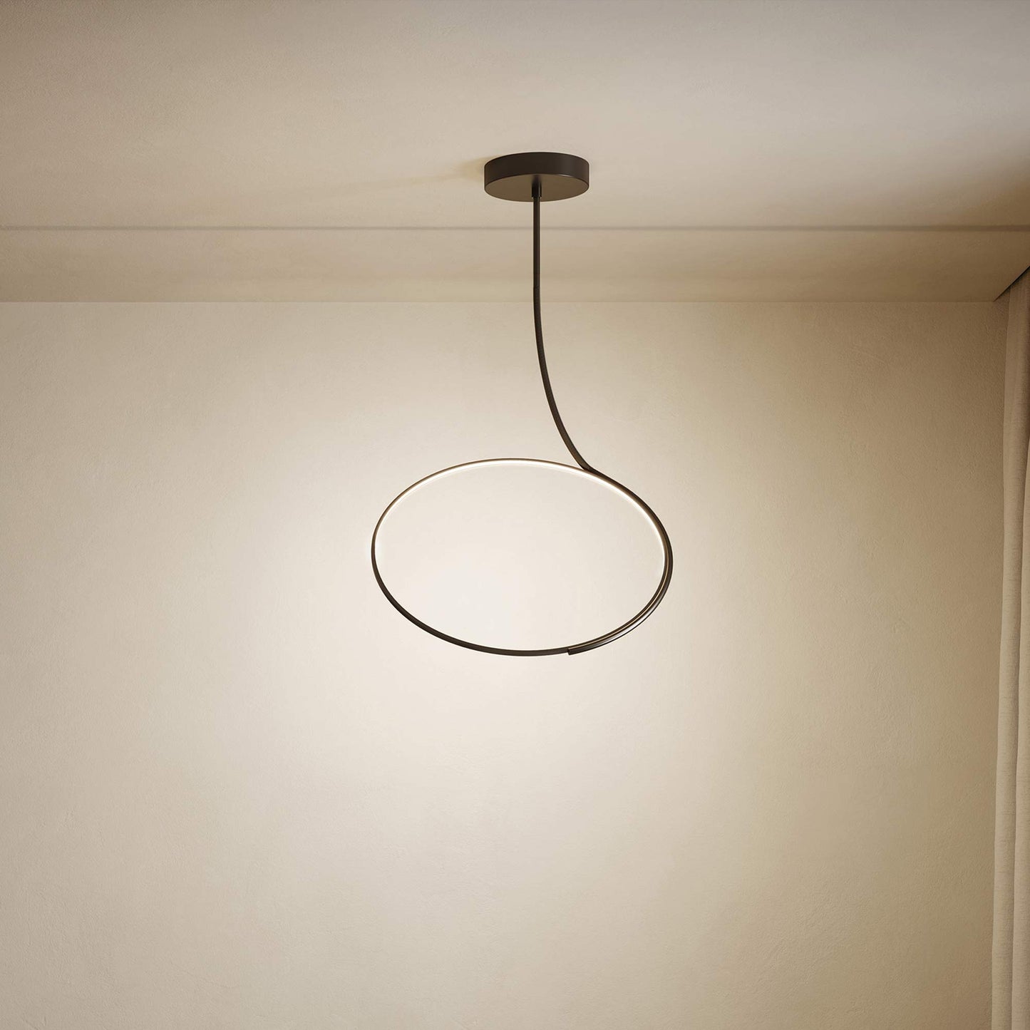 Poise LED Flush Mount Ceiling Light in Detail.