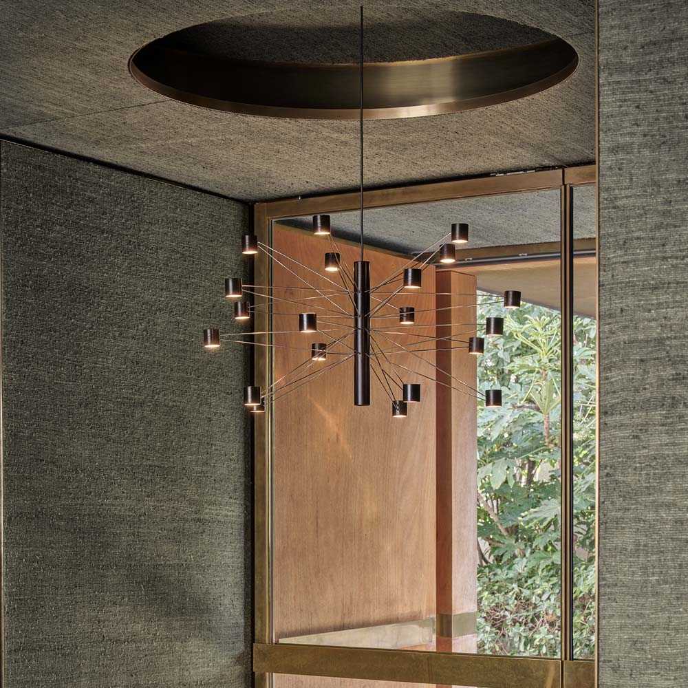 Polar LED Chandelier in Detail.