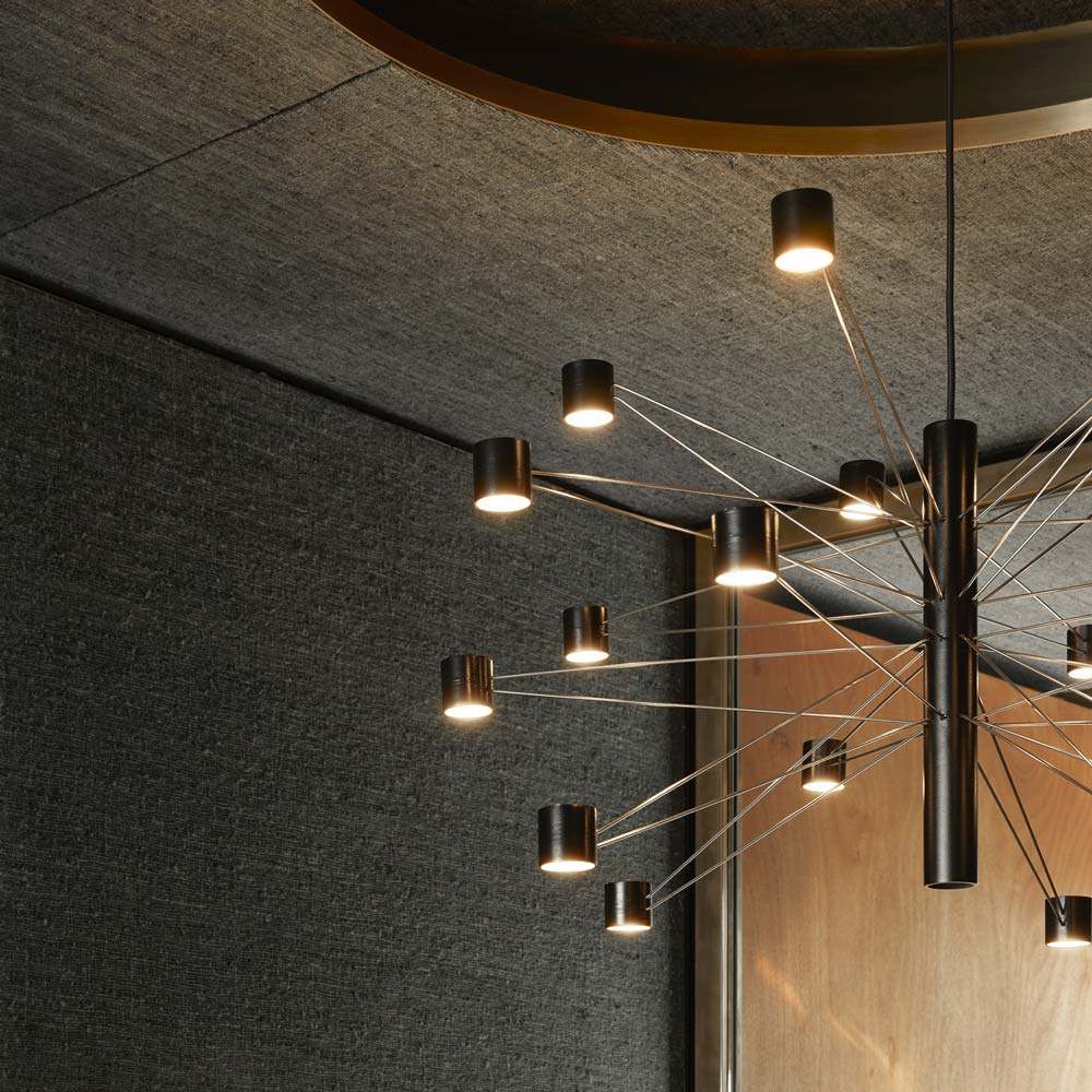 Polar LED Chandelier in Detail.