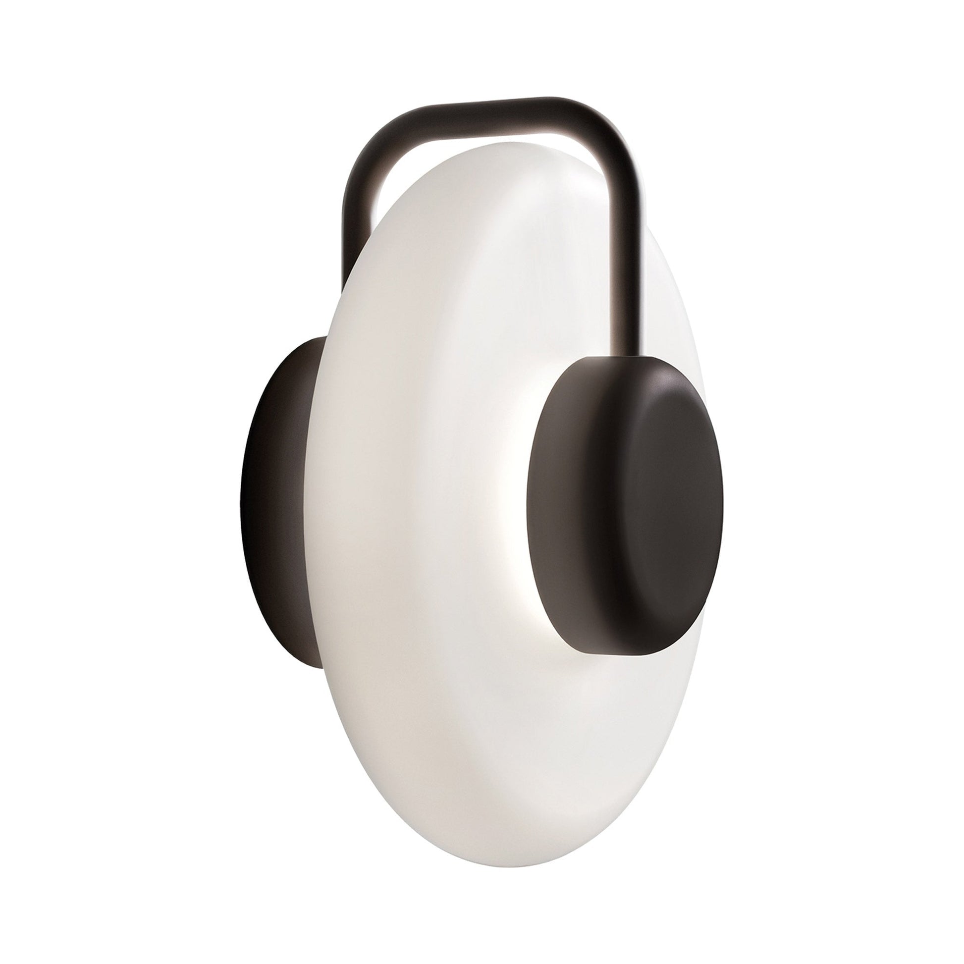 Tratto LED Wall Light in Black.