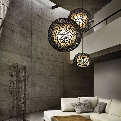 C U C Me Pendant Light in living room.