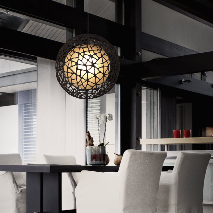 C U C Me Pendant Light in dining room.