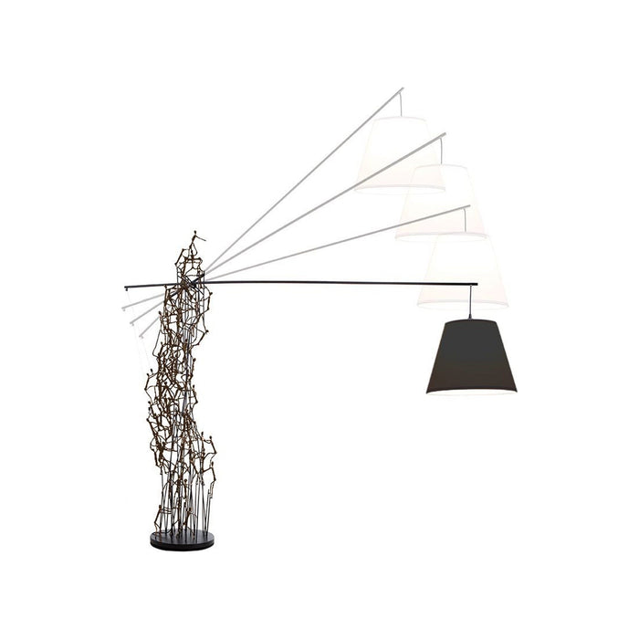 Little People Boom Town Floor Lamp in Bronze (16-Inch).