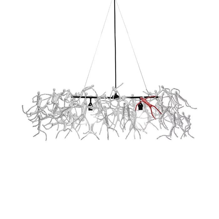 Little People Chandelier in Silver.