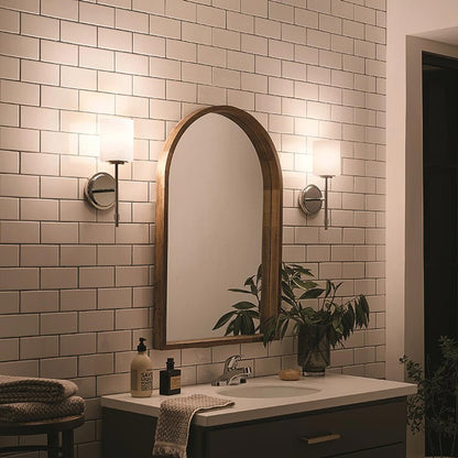 Ali Vanity Wall Light in bathroom.