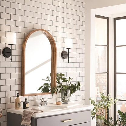 Ali Vanity Wall Light in bathroom.