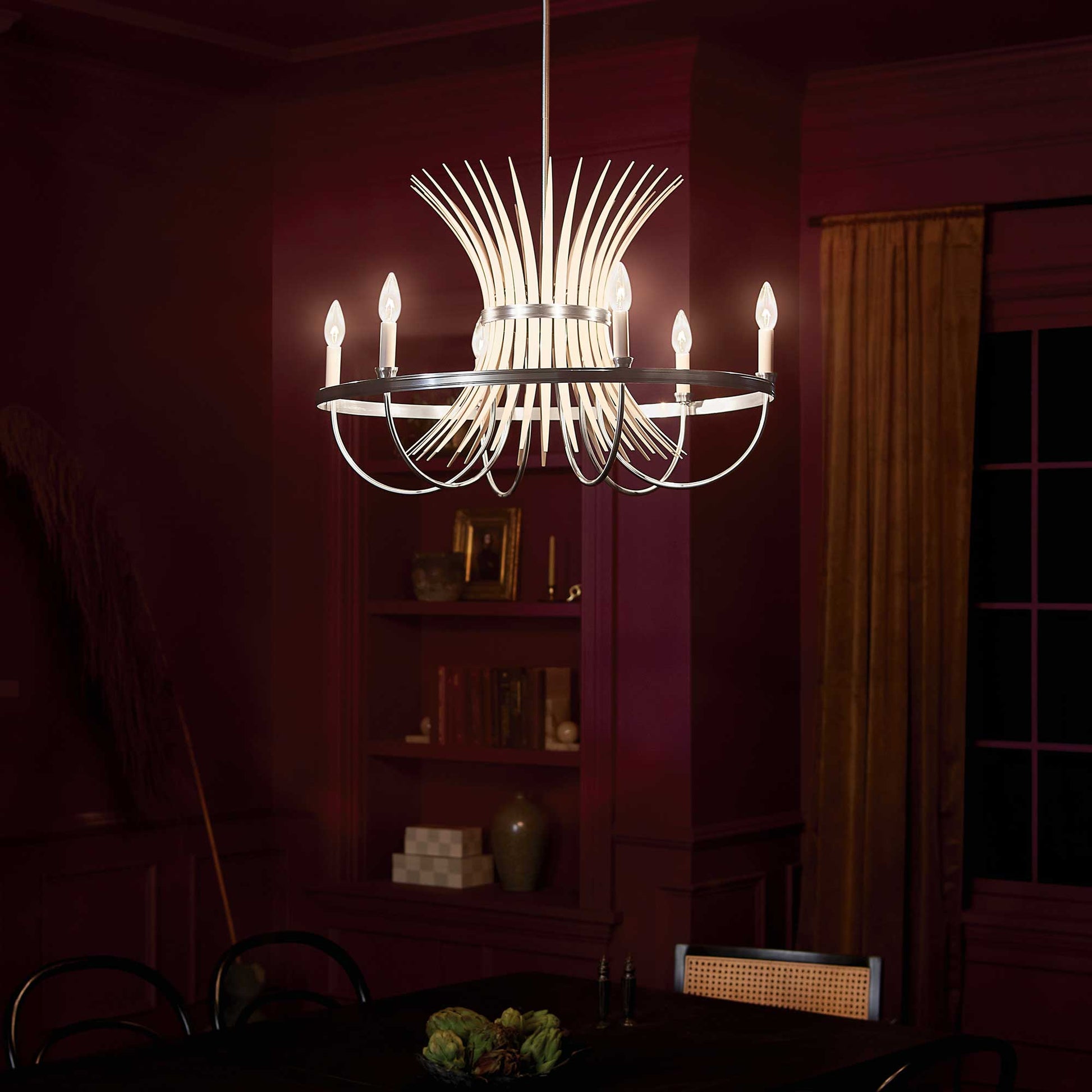 Baile Chandelier in dining room.