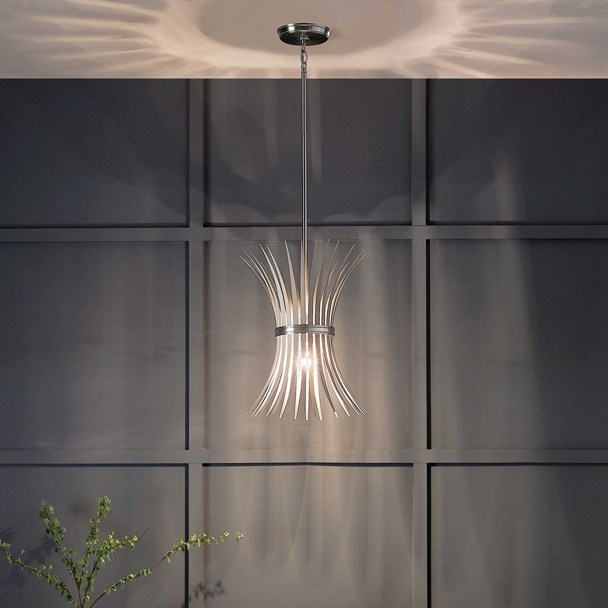 Baile Pendant Light in living room.