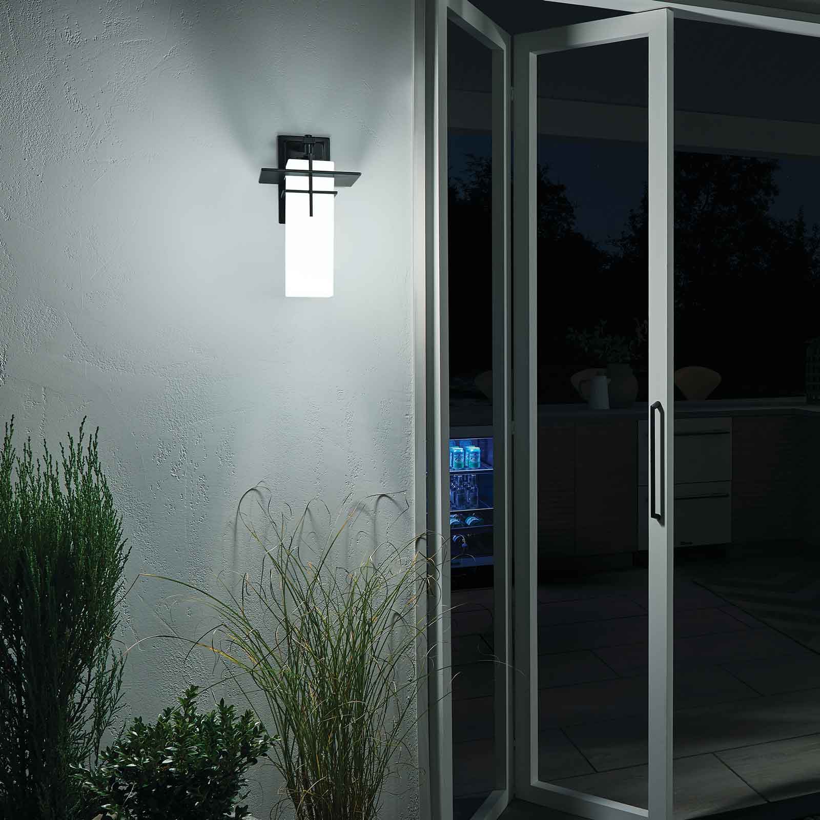 Caterham Outdoor Wall Light in Outside Area.