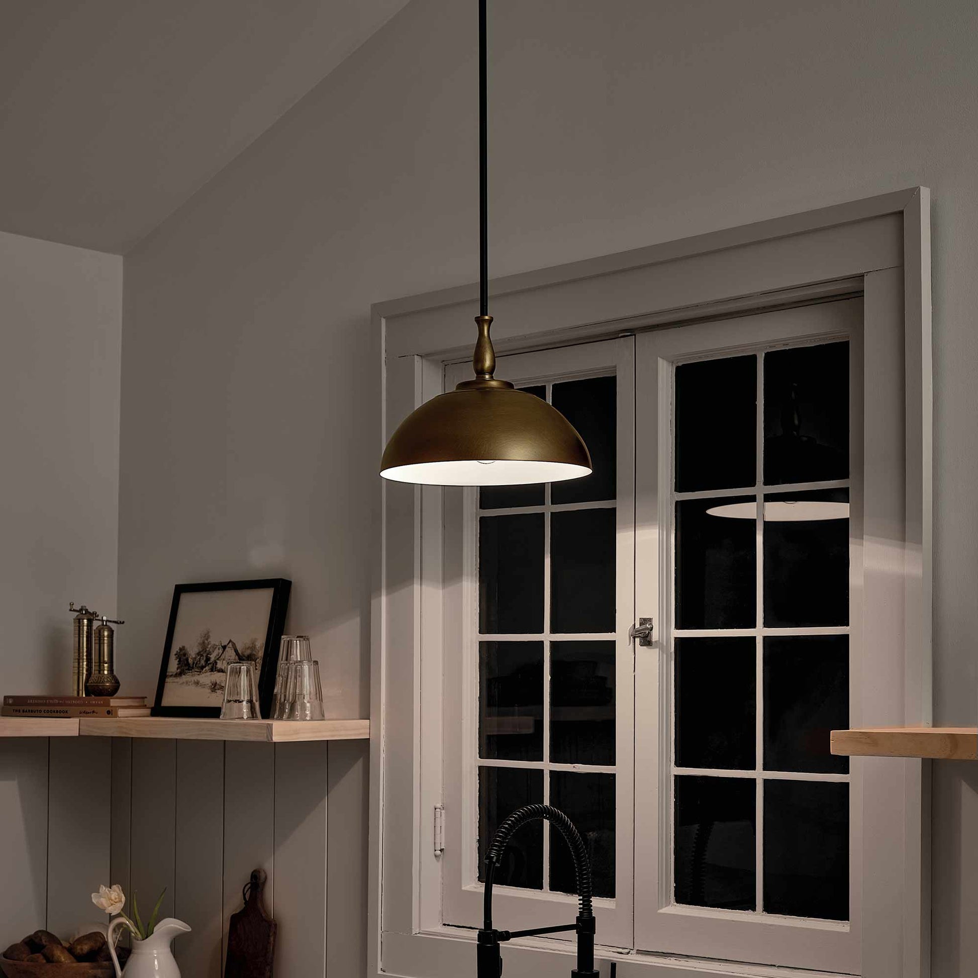 Fira Pendant Light in kitchen.