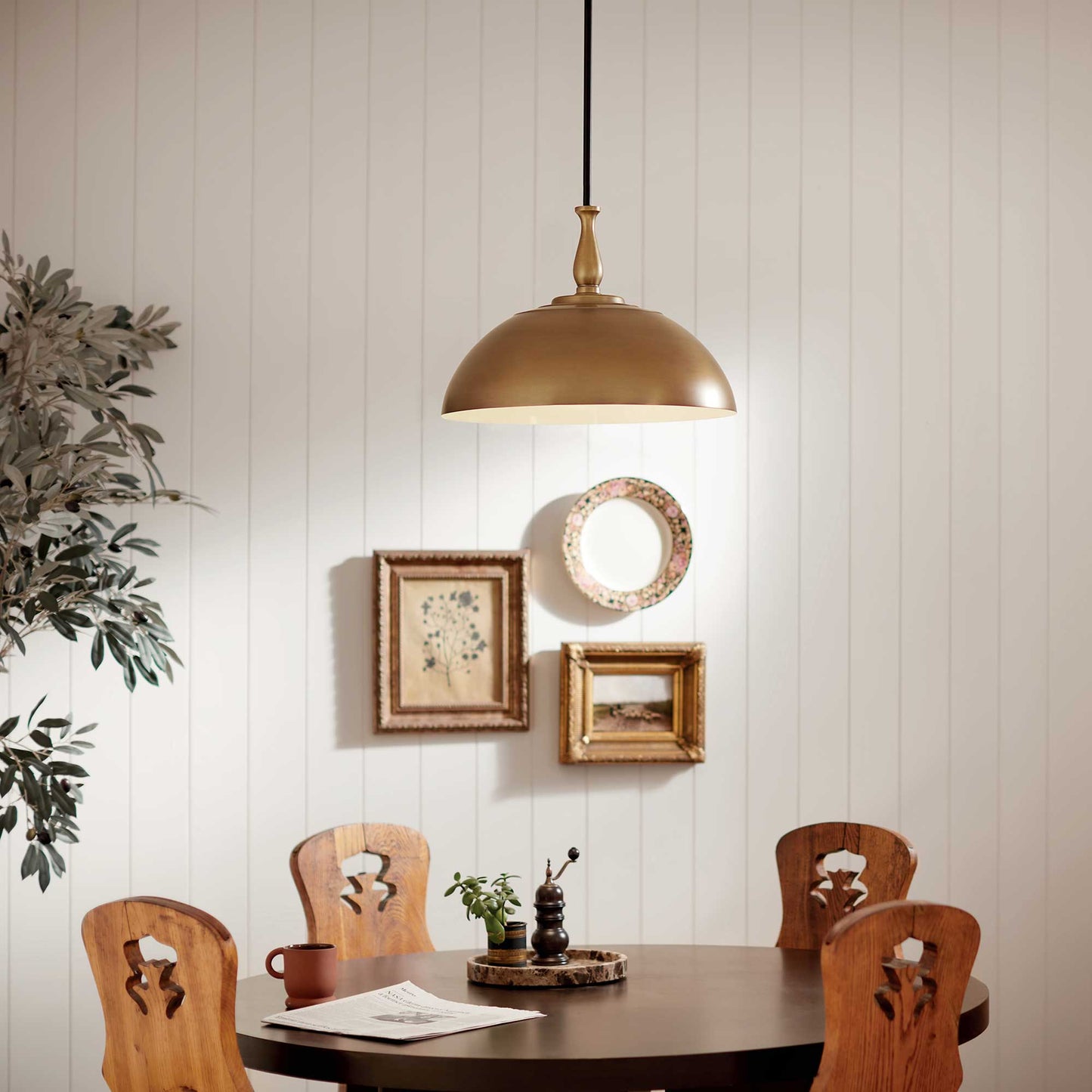 Fira Pendant Light in dining room.