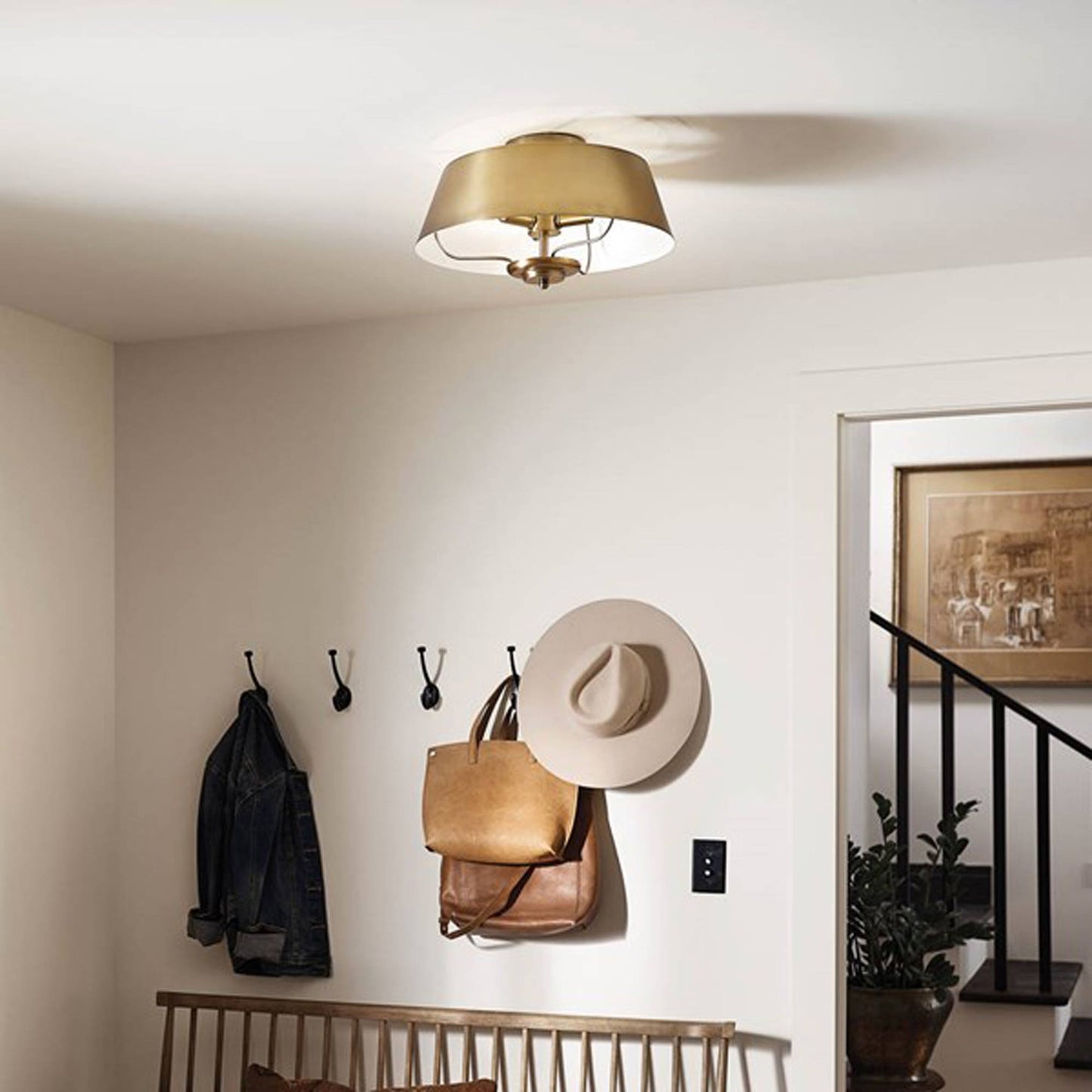Luella Pendant Light in living room.