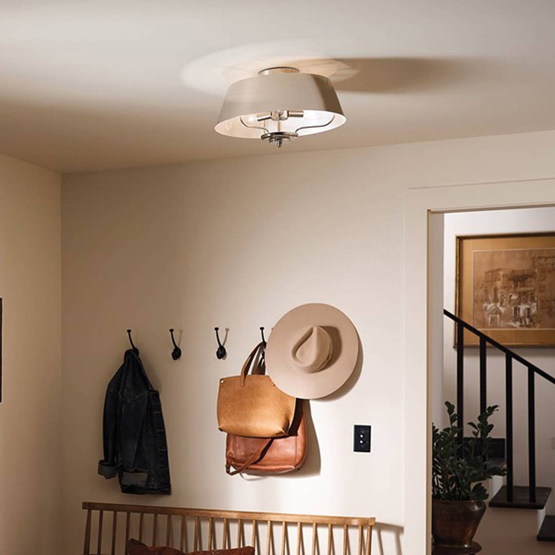 Luella Pendant Light in living room.