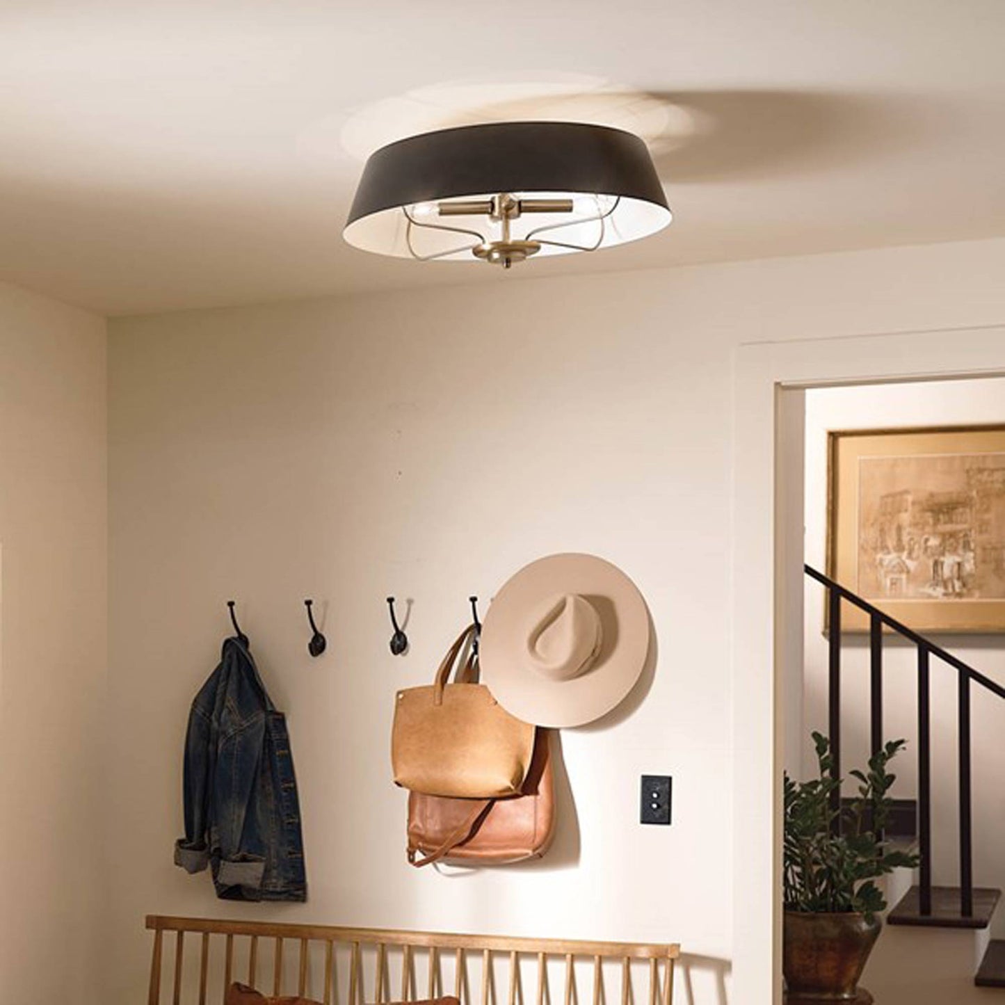 Luella Pendant Light in living room.