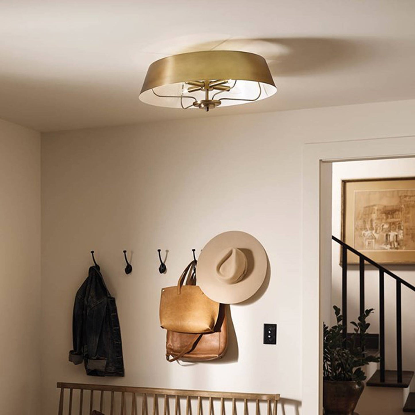 Luella Pendant Light in living room.