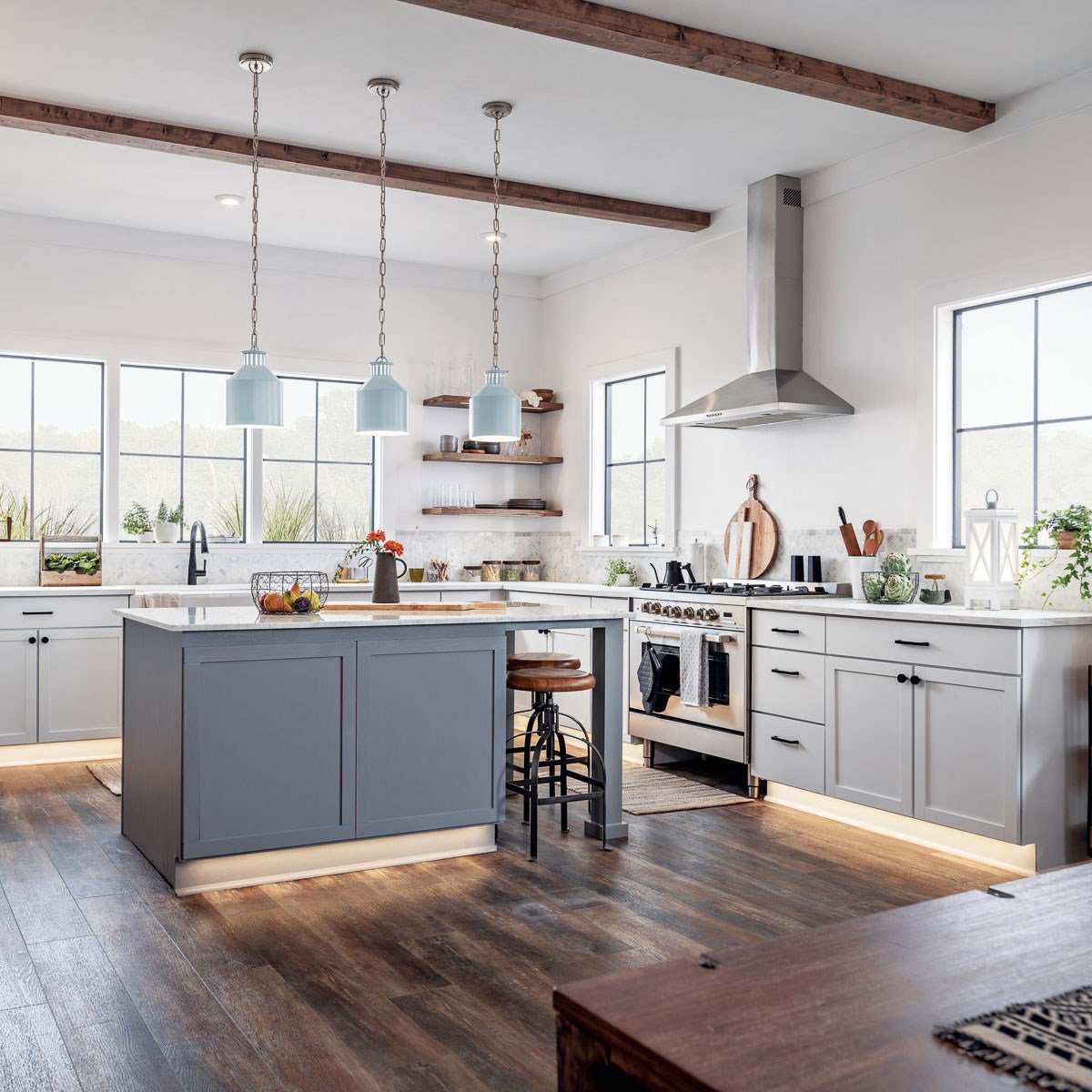 Montauk Mini Pendant Light in kitchen.