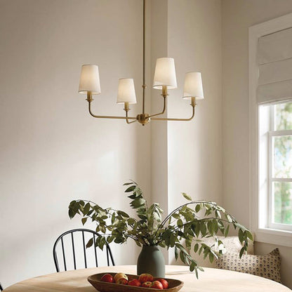 Pallas Mini Chandelier in dining room.