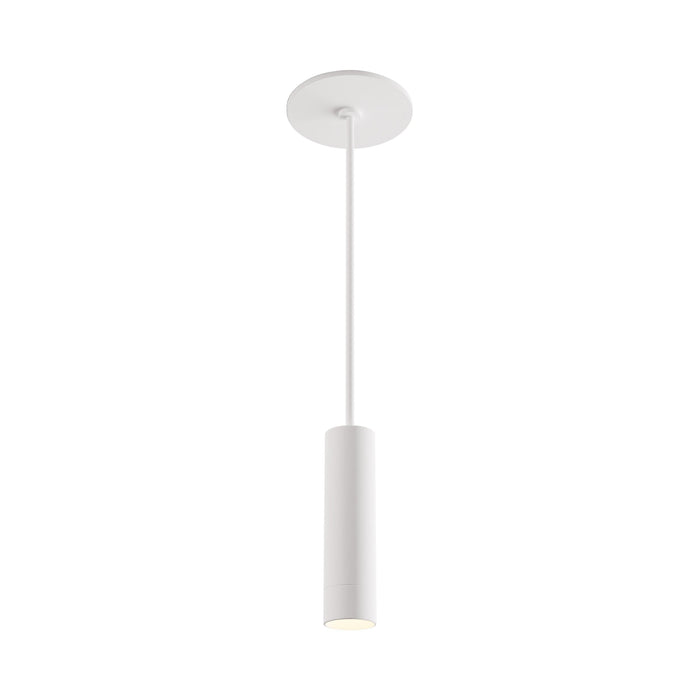 Combi LED Pendant Light in Matte White (6-Inch).