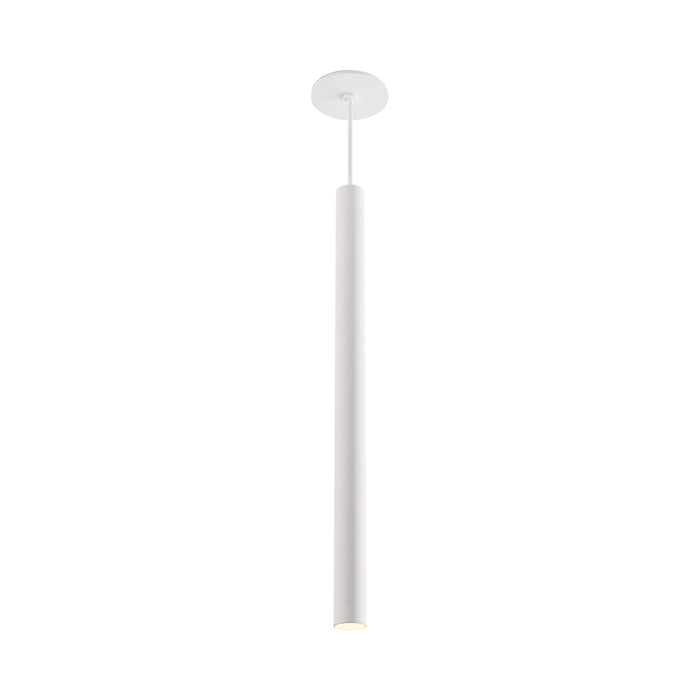 Combi LED Pendant Light in Matte White (24-Inch).