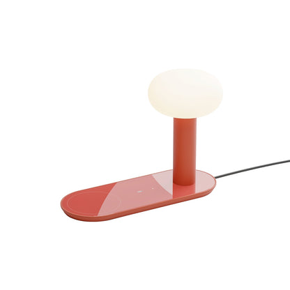 Combi LED Table Lamp in Matte Red.