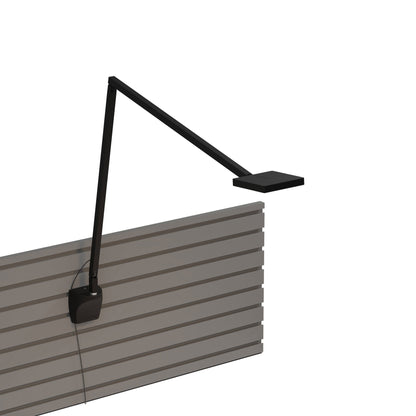 Focaccia LED Desk Lamp in Matte Black (Slatwall Mount).