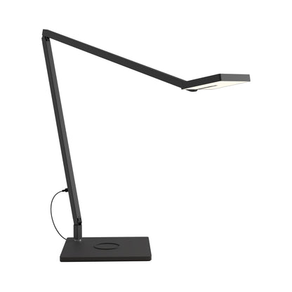 Focaccia LED Desk Lamp in Matte Black (Wireless Charging Base).