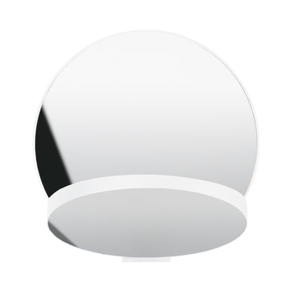 Gravy Hardwire LED Wall Light in Matte White/Chrome.