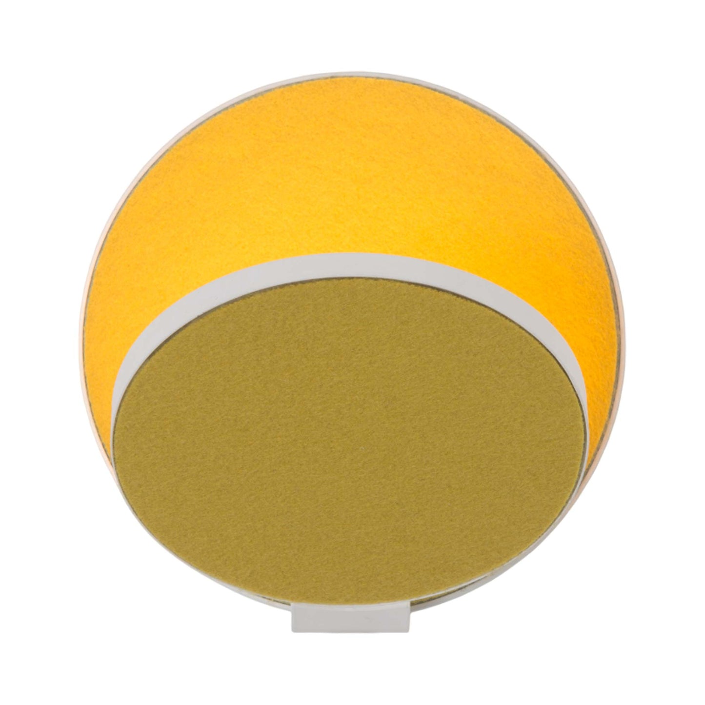 Gravy Hardwire LED Wall Light in Matte White/Honeydew.